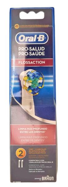 Imagem de Refil Escova Dental Elétrica Flossaction 2 Unidades Oral-b