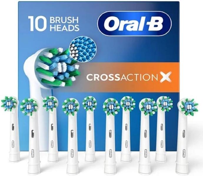 Imagem de Refil Escova Elétrica Oral B CrossAction X com 10 Unidades