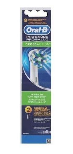 Imagem de Refil Escova Elétrica Oral-b Pro-saúde Cross Action C/ 2 Uni