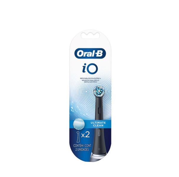 Imagem de Refil Escova Eletrica Ultimate Clean Io Black 2un - Oral-B