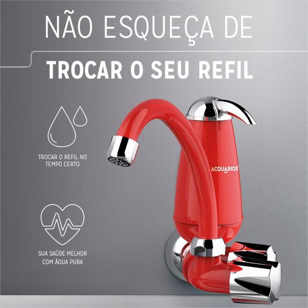 Imagem de Refil Filtro Para Torneira Com Filtro Acquabios E05 Cores