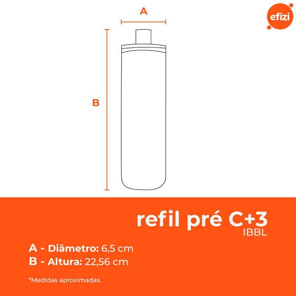 Imagem de Refil filtro pré c+3 cofilter girou trocou 5 micra ibbl