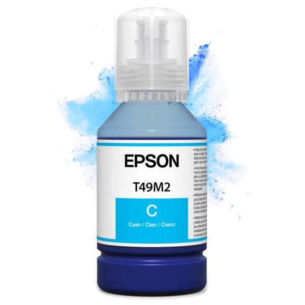 Imagem de Refil Garrafa de Tinta Sublimatica Original Epson T49M220 Ciano SureColor Para Impressoras F170 F570 F571