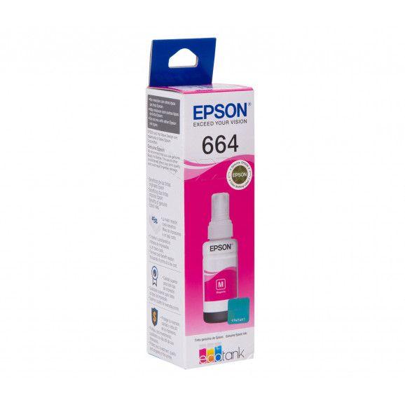 Imagem de Refil Garrafa De Tinta T664 Magenta para impressora L365