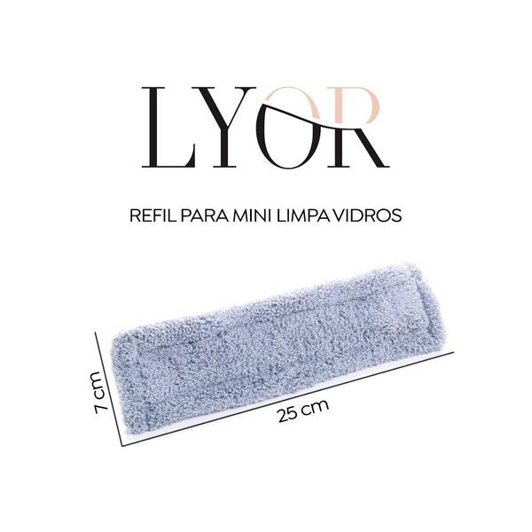 Imagem de Refil Mini Limpa Vidros Spray de Poliester Lyor