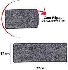 Imagem de Refil Mop Flat 2 un Microfibra Lavável Kit Esfregão Absorção