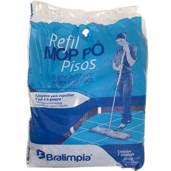 Imagem de Refil Mop Pó 60 Cm Profissional Bralimpia