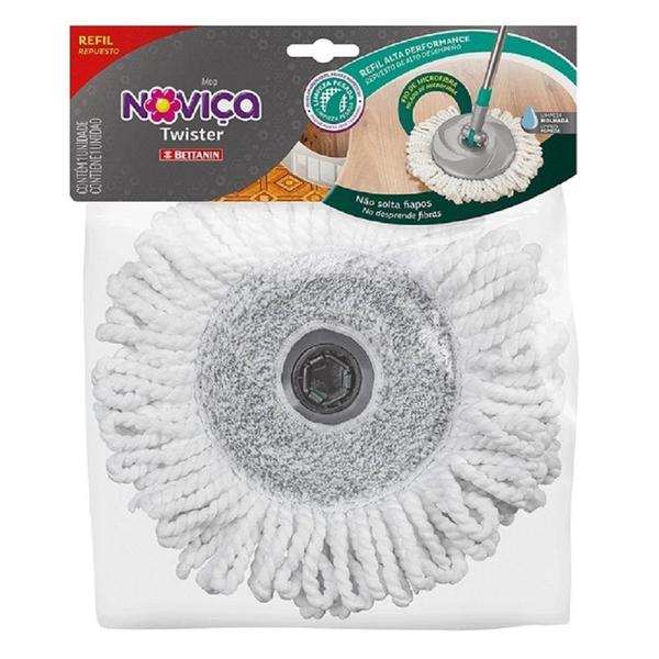 Imagem de Refil Mop Twister Absorvente Branco Da Noviça Bt 190R