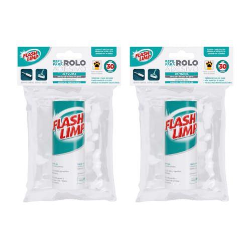 Imagem de Refil p/ Rolo Adesivo (2 Peças) 30 folhas Flash Limp CST0078