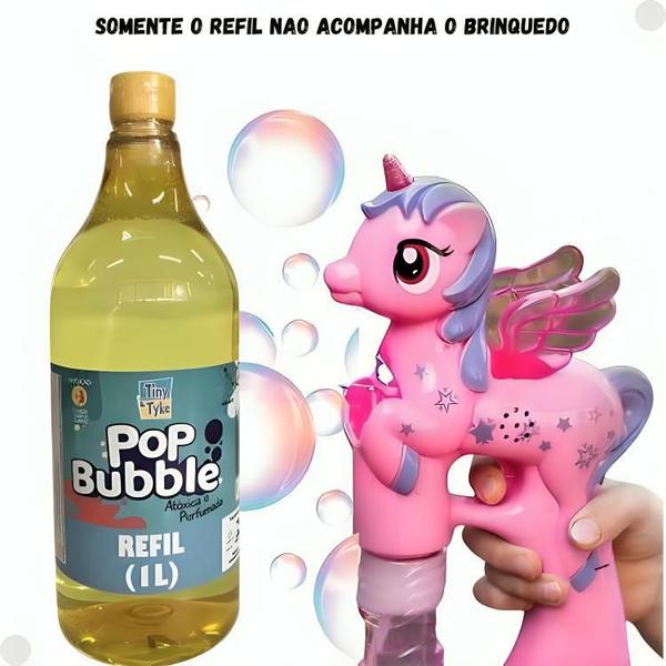 Imagem de Refil Para Bolha De Sabão Bubble 1 Litro Dbl715 Tiny & Type