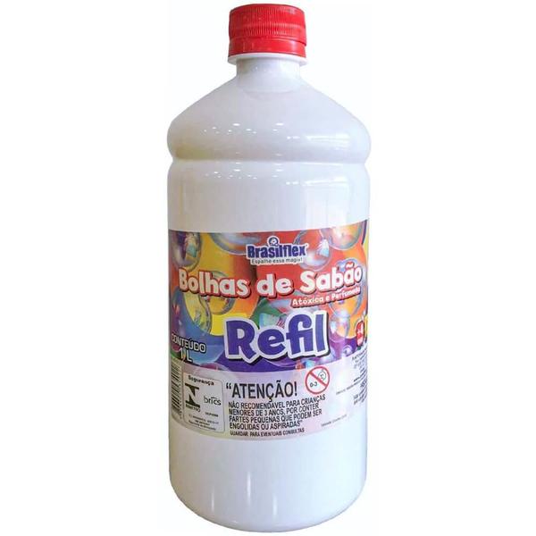 Imagem de Refil para bolha de sabao bubble 1l brasilflex