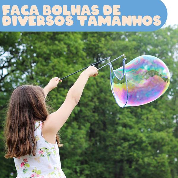 Imagem de Refil Para Bolha De Sabão Líquido Bubble Para Bolhas 2 Litros Atóxica Brasilflex