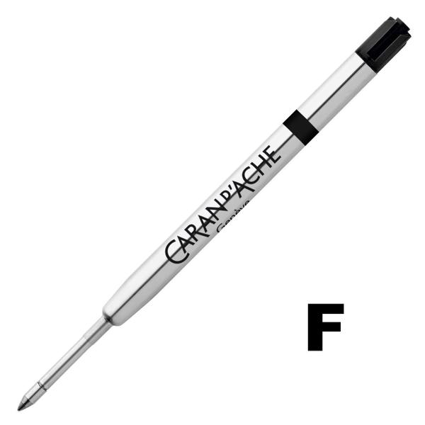 Refil Para Caneta RollerBall Caran d'Ache F Preta Imagem de Refil Para Caneta RollerBall Caran d'Ache F Preta