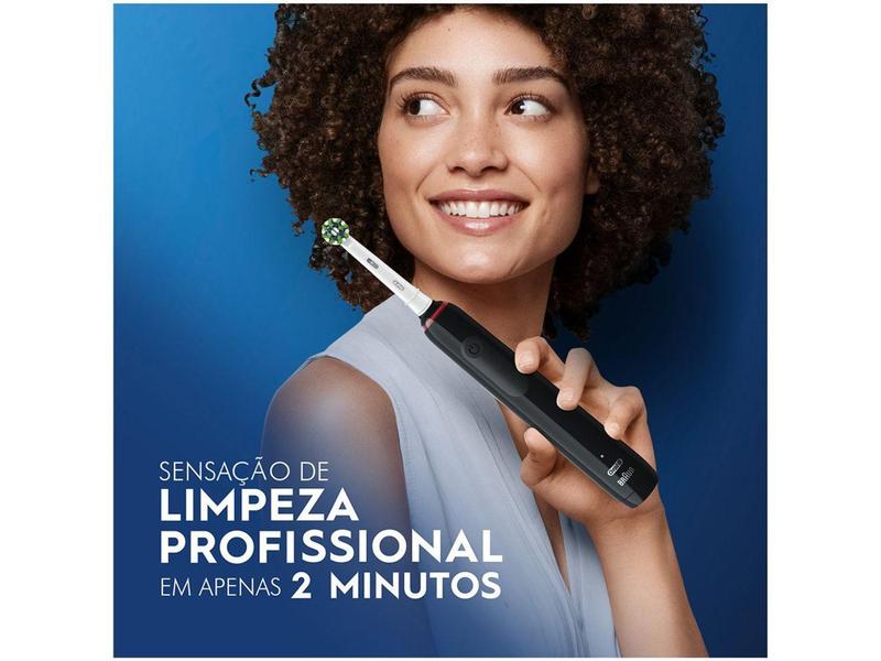 Refil para Escova Elétrica Oral-B Precision Clean - 4 Unidades Imagem de Refil para Escova Elétrica Oral-B Precision Clean - 4 Unidades