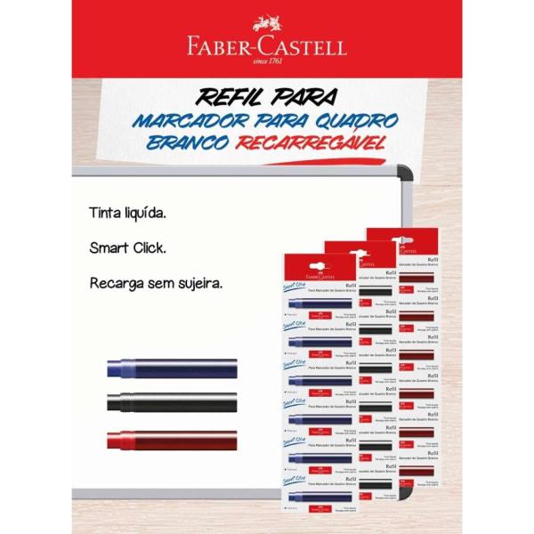 Imagem de Refil para Marcador Recarregável de Quadro Branco-Faber Castell 