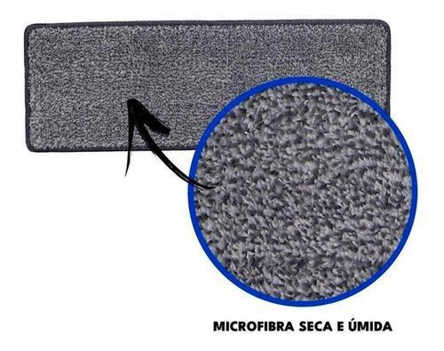 Imagem de Refil Para Mop Flat Microfibra Lava E Seca 2 Unidades