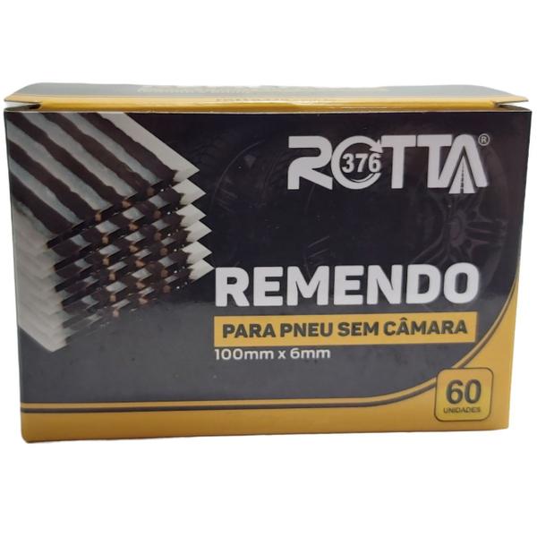 Imagem de Refil Para Pneu Remendo Macarrão Preto Caixa 60 Un. Rotta376