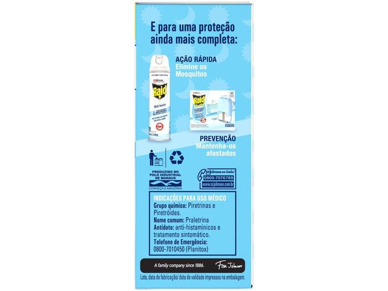 Imagem de Refil para Repelente Elétrico Líquido Raid Family - 32,9ml 2 Unidades