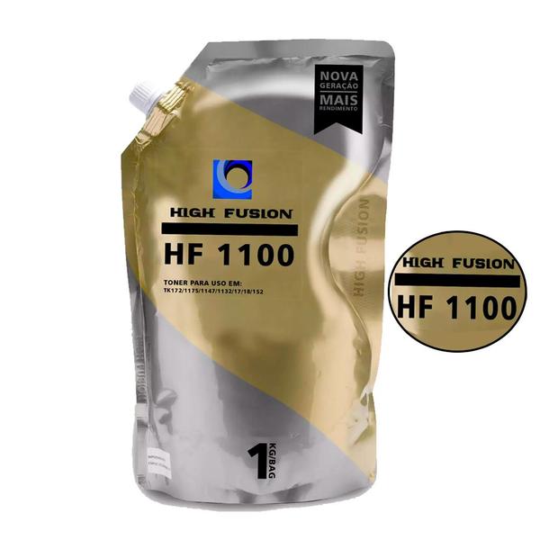 Refil Pó Para Recarga de Toner High Fusion Kyocera Tk-1170 Tk1147 HF-1100 Imagem de Refil Pó Para Recarga de Toner High Fusion Kyocera Tk-1170 Tk1147 HF-1100