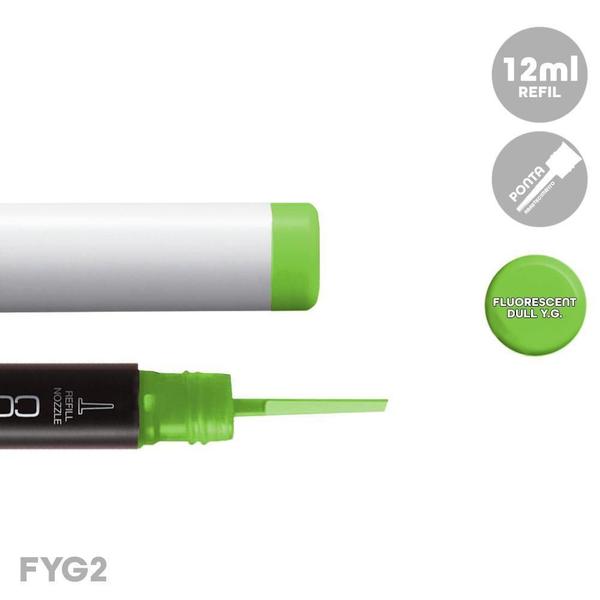 Imagem de Refil Recarrega Copic Ink 12Ml Fyg2 Fluorescent Dull Yg