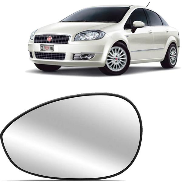 Imagem de Refil Retrovisor Punto Linea Fiat 500 2007 2008 A 2015 Le