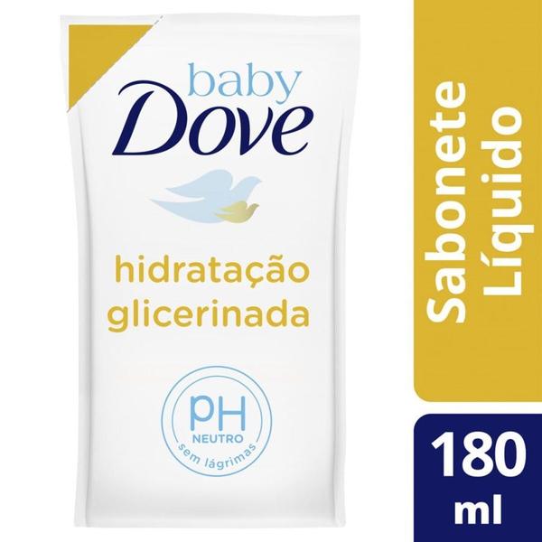 Imagem de Refil Sabonete Liq Hidratação Glicerinada 180ml Baby Dove