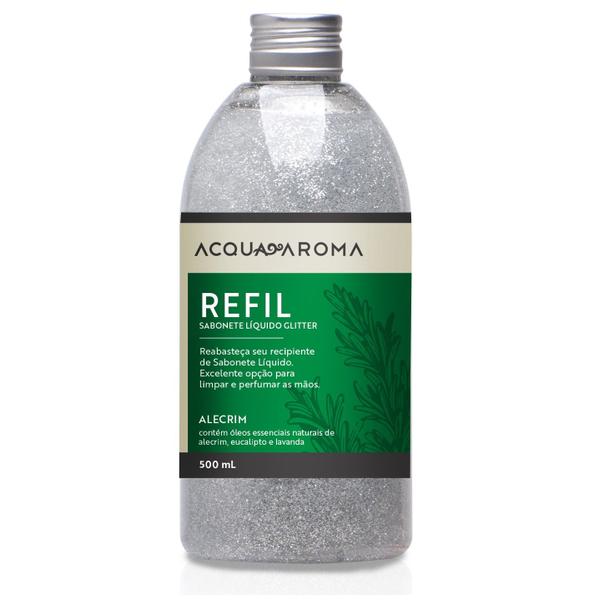 Imagem de Refil Sabonete Líquido Alecrim Glitter Acqua Aroma 500ml