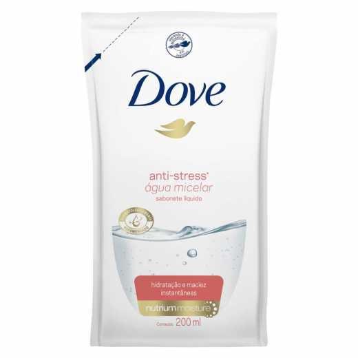 Imagem de Refil sabonete líquido dove anti-stress água micelar 200ml