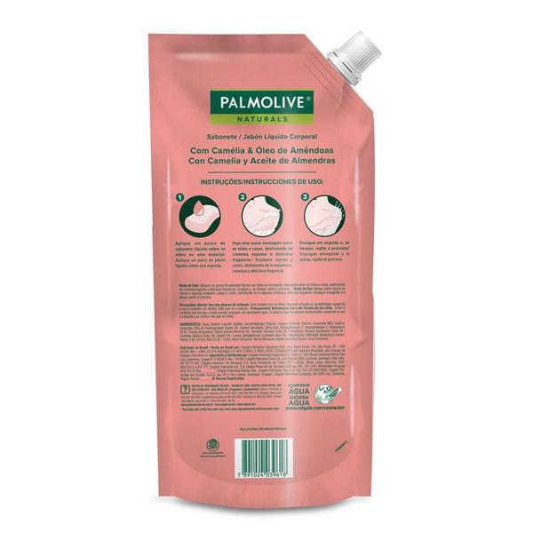 Imagem de Refil Sabonete Líquido Palmolive Naturals Camélia e Óleo de Amendôas 500ml