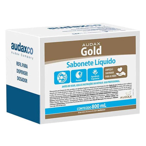 Imagem de Refil Sabonete Líquido Perolado Audax Gold 800ml