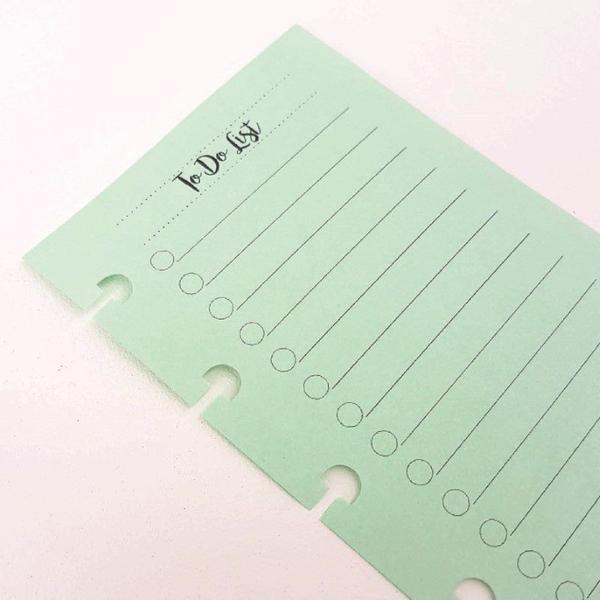 Imagem de Refil Slim para Caderno de Disco - To do List - 4 cores - OCTO