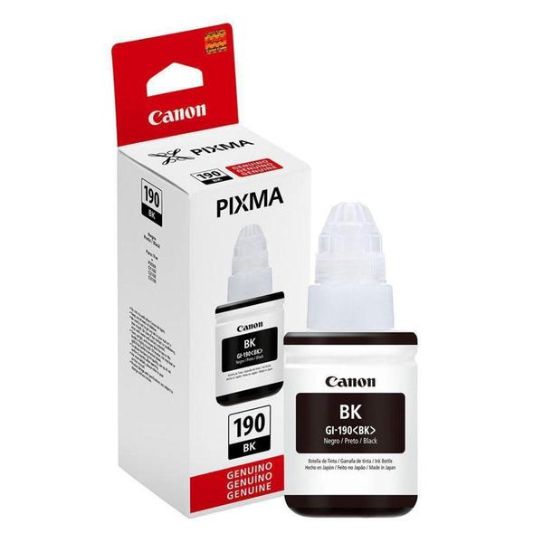 Imagem de Refil tinta Canon GI190 Black Original G1100/G1110/G2100