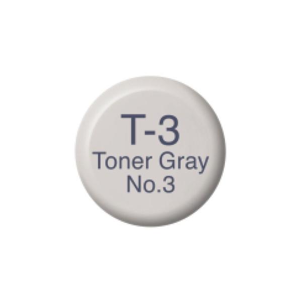 Imagem de Refil Tinta Marcador Copic Ink 12 ml Toner Gray 3 T3