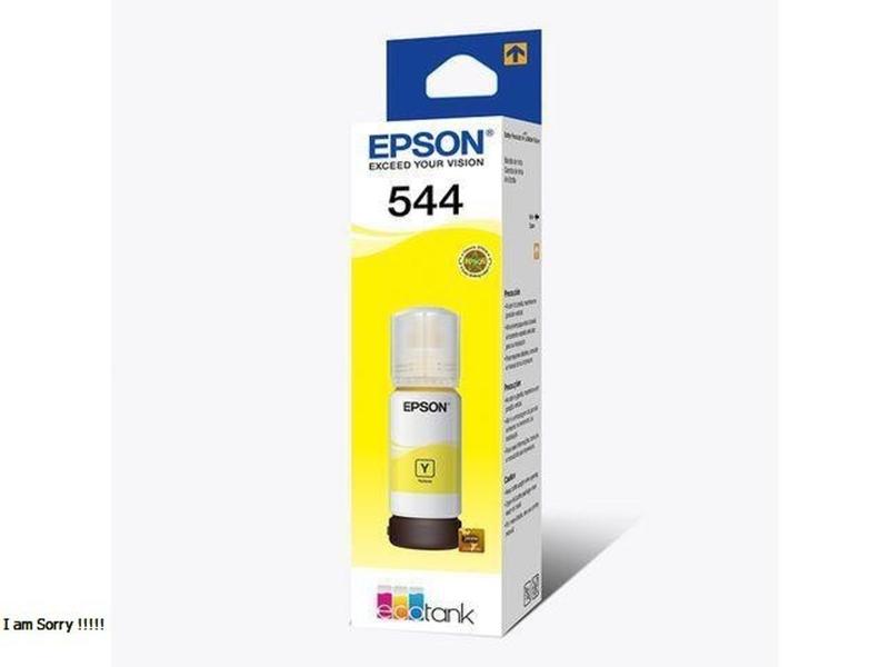 Imagem de Refil Tinta Original Epson Yellow T544420 L1110 L5190 L3110 L3150 T544 544 65ml