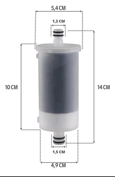 Imagem de Refil Universal Pro Saúde Para Filtro De Torneira 3 Peças