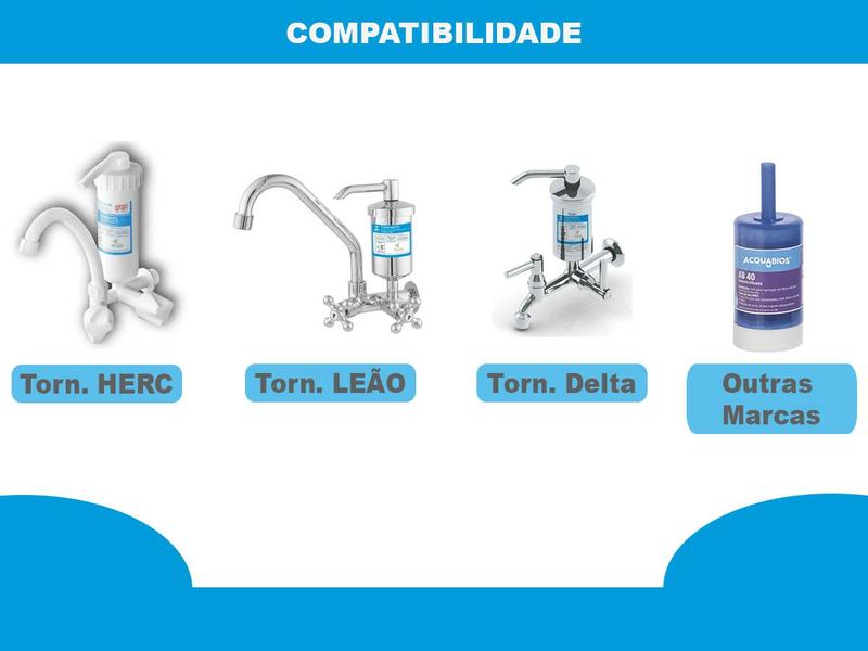 Imagem de Refil Vela Universal Para Torneiras C/ Filtro Rosca Longa