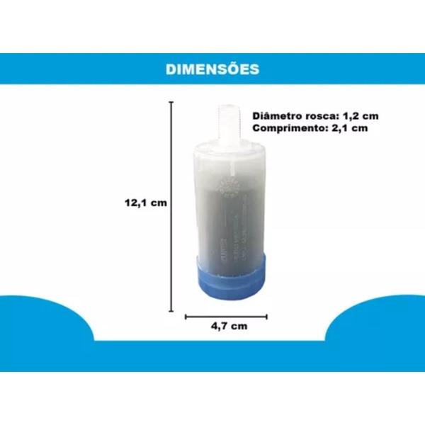 Imagem de Refil Vela Universal Para Torneiras Com Filtro De Bica Móvel