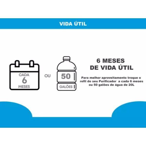 Imagem de Refil Vela Universal Para Torneiras Com Filtro De Bica Móvel