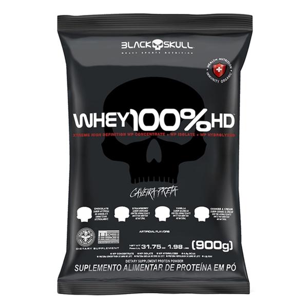 REFIL - Whey 100% Hd 900G - BlackSkull - sabor Cookies N' Cream Imagem de REFIL - Whey 100% Hd 900G - BlackSkull - sabor Cookies N' Cream