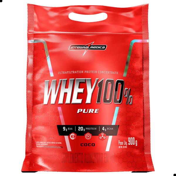 Imagem de Refil Whey 100% Pure Pounch 900g Integralmedica