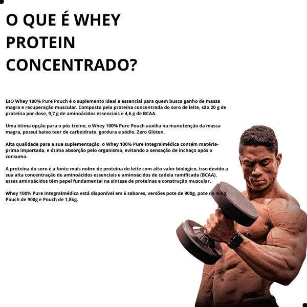 Imagem de Refil Whey 100% Pure Pounch 900g Integralmedica