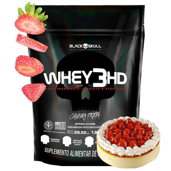 Imagem de Refil whey 3 hd 837g blackskull