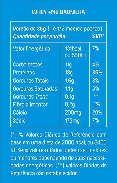 Imagem de Refil Whey Protein Concentrado Sabor Baunilha 900G Mais Mu