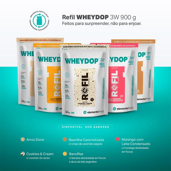 Imagem de Refil wheydop 3w Elemento Puro - Whey Protein