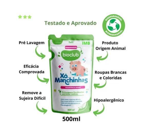 Imagem de Refil Xô Manchinhas, Pré Lavagem e Tira Manchas - Bioclub