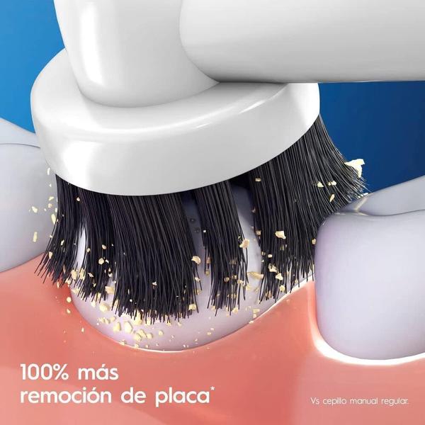 Imagem de Refis para Escova Elétrica Oral-B Advanced Charcoal 2 Unidades, Cor: Preto