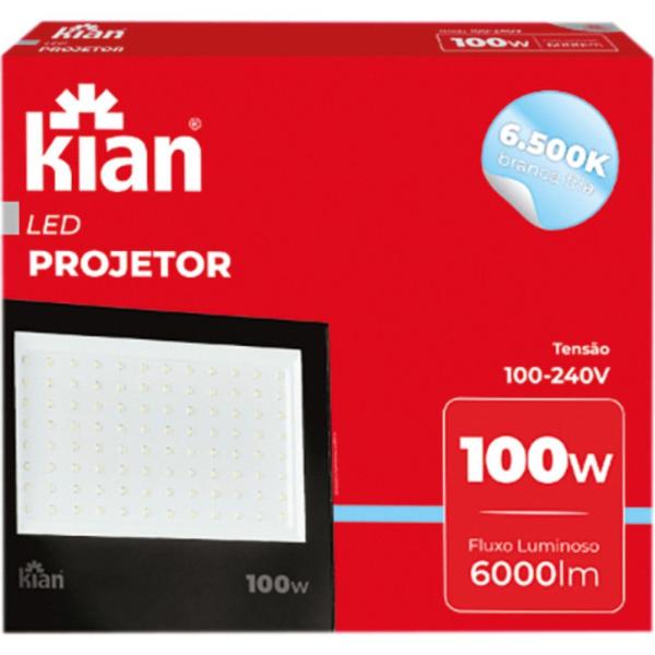 Imagem de Reflet.C/Led Kian Giii 100W 6500K Ip65