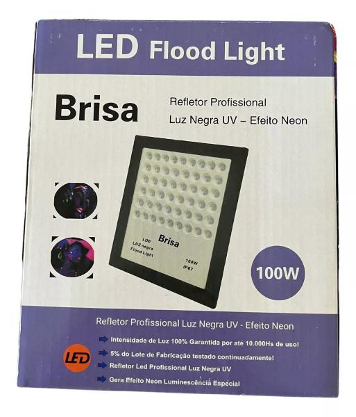 Imagem de Refletor 100w Uv Luz Negra Efeito Neon Dj Festas Balada Ip67