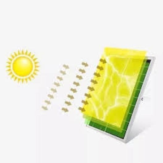 Imagem de Refletor 150W + Painel Solar Led Com Controle Remoto