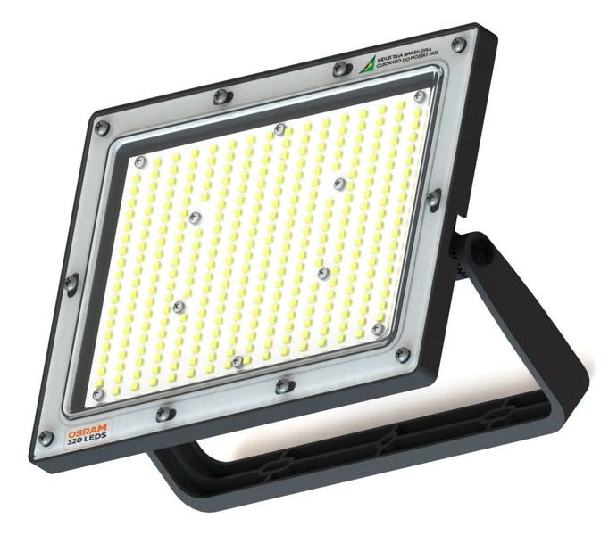 Refletor 400w Led Osram 36000lm Slim Bivolt Ip66 Branco frio - RJ ILUMINAÇÃO Imagem de Refletor 400w Led Osram 36000lm Slim Bivolt Ip66 Branco frio
